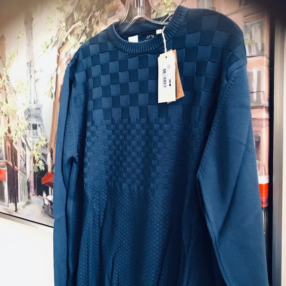 Men’s 100% Turkish Cotton Crew Neck Sweater - Picture 1 of 4